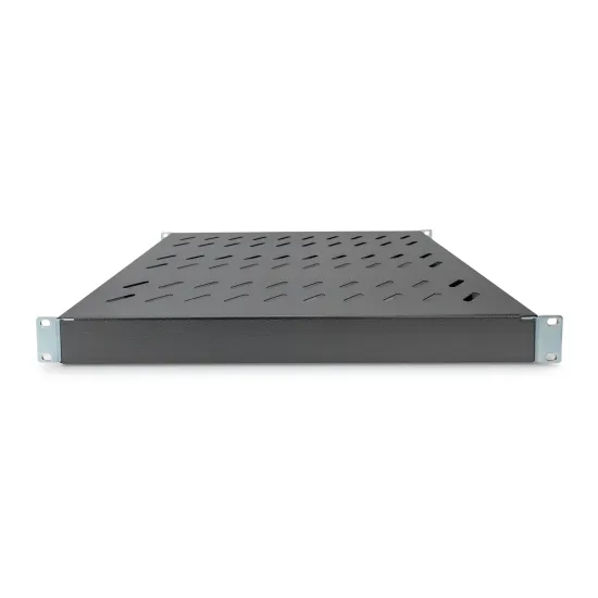 Digitus Polica fiksna 483 mm (19 ), do 50 kg, 44.5×482×350‑500 mm, crna