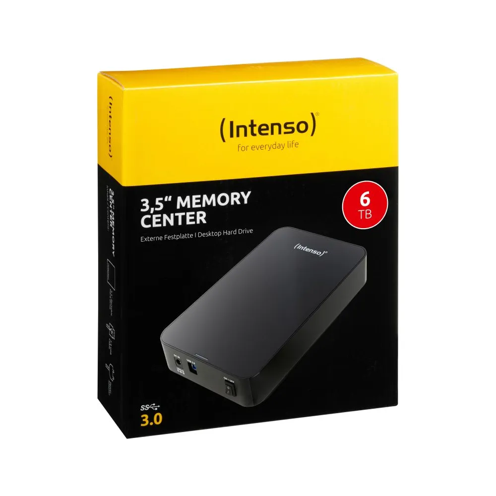 Intenso EXT HDD 6TB Memory Center Black