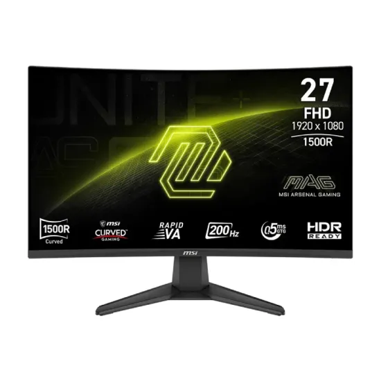 27 inča MAG 276CF E20 FHD 1920x1080 200Hz FreeSync Premium zakrivljeni gaming monitor