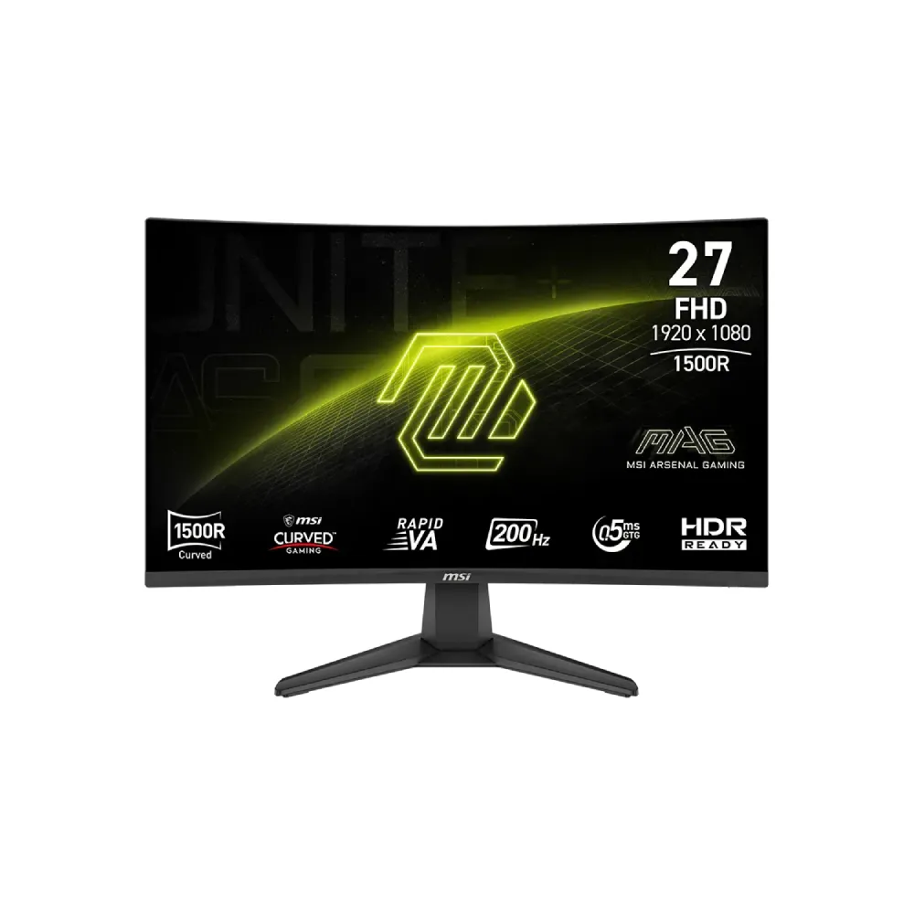 27 inča MAG 276CF E20 FHD 1920x1080 200Hz FreeSync Premium zakrivljeni gaming monitor