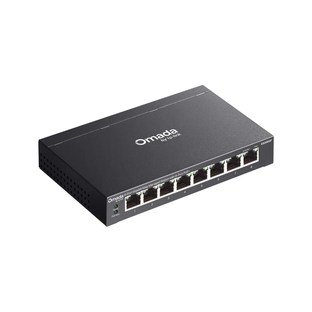 ES208GP Omada 8-Port Gigabit Easy upravljivi Switch