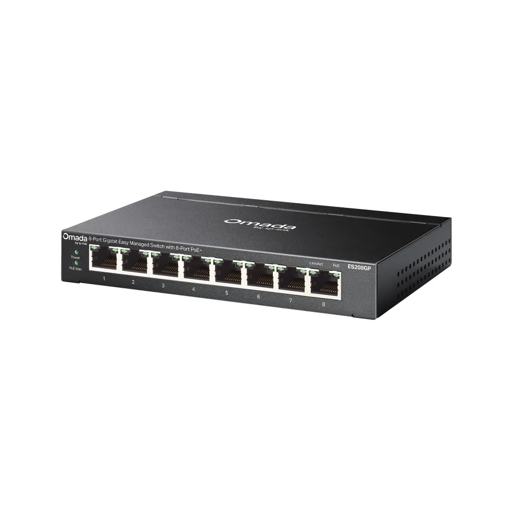 ES208GP Omada 8-Port Gigabit Easy upravljivi Switch