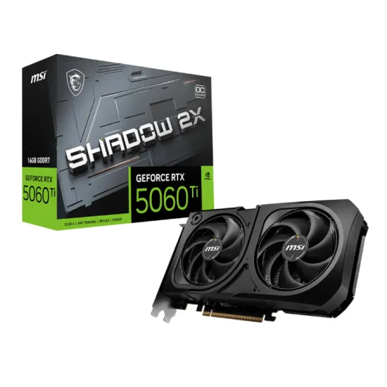 GeForce RTX 5060 Ti 16G SHADOW 2X OC PLUS