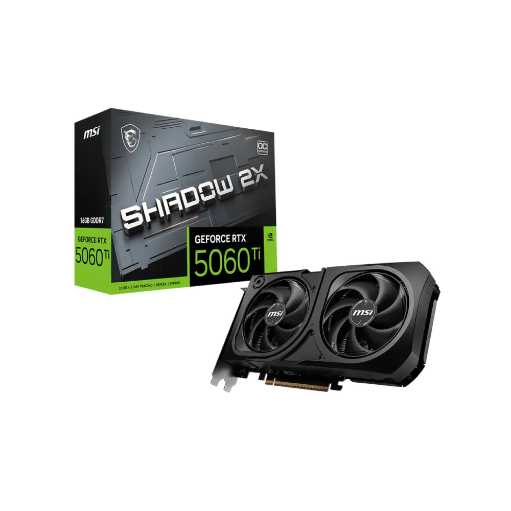 GeForce RTX 5060 Ti 16G SHADOW 2X OC PLUS