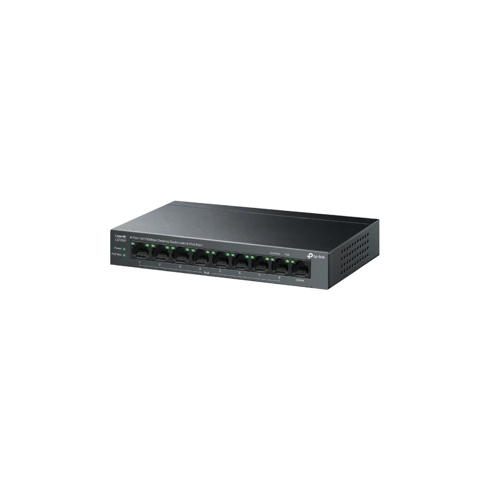 LS109P 9-port 10/100Mbps Desktop switch