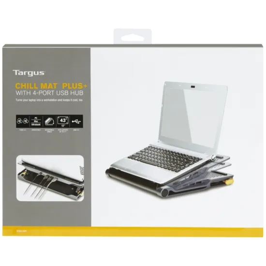 Postolje i hladnjak za laptop Chill Mat AWE81EU, crno-sivo