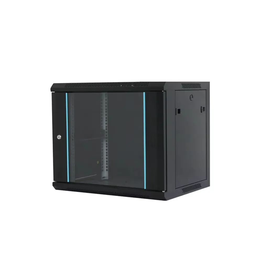 Rack orman nazidni, 6U, 600x450, staklena vrata