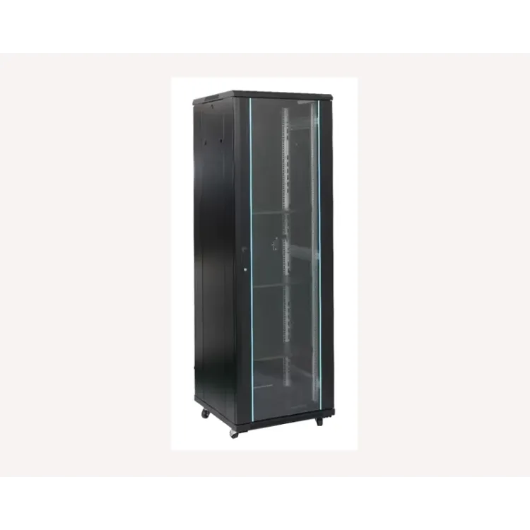 Rack orman samostojeći, 22U, 600x600, staklena vrata (pakovanje od 3 kutije)