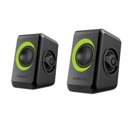 QUATRO 2 6W 2.0 Stereo USB Powered Speakers / Grey