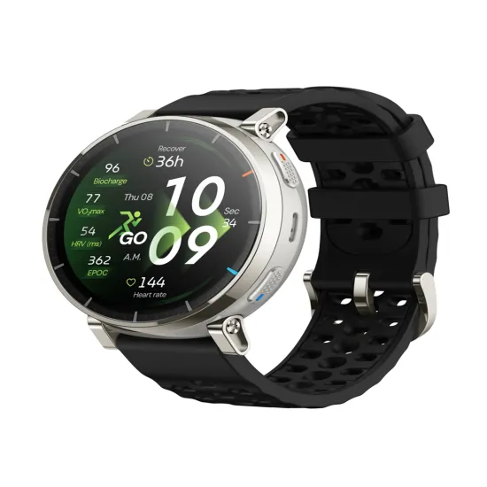 Amazfit Active 3 Premium Smartwatch Apex Silver