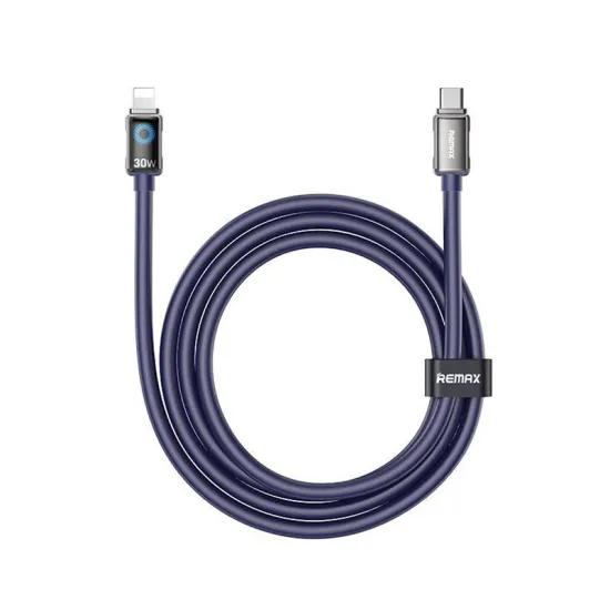 DATA kabl CB19 30W Tip C na Lightning plavi