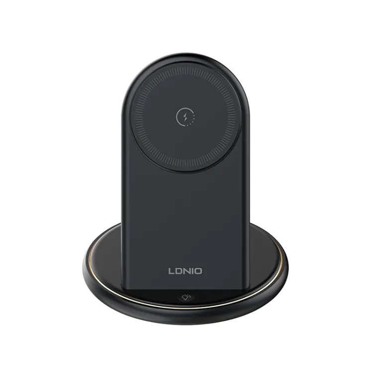WL02 5u1 Wireless 30W Punjač crni