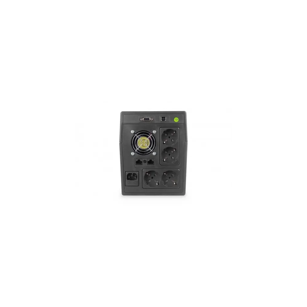 Digitus UPS Line-Interactive 1500VA/900W, 4x schuko, 2x RJ45, 1x RS232, 1x USB 2.0, Auto restart, Cold start function, overload-