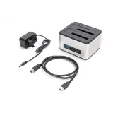 Digitus Dock USB 3.0, 2x2.5 /3.5 , Cloner