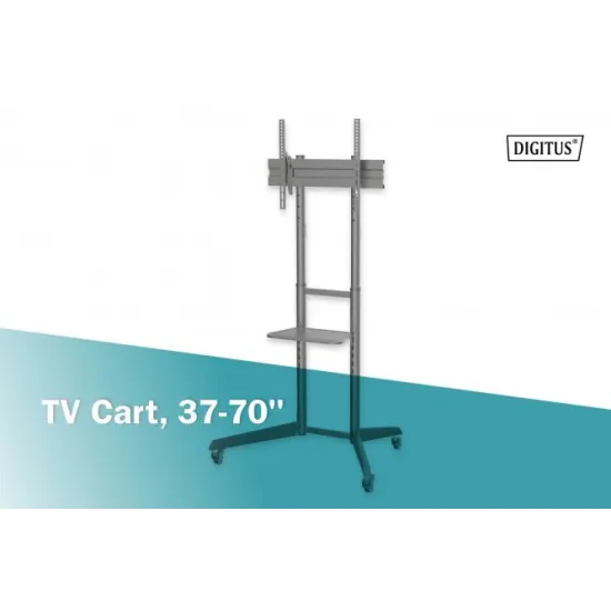 Digitus TV mobilni podni nosac sa policom, do 50kg, 37 -70