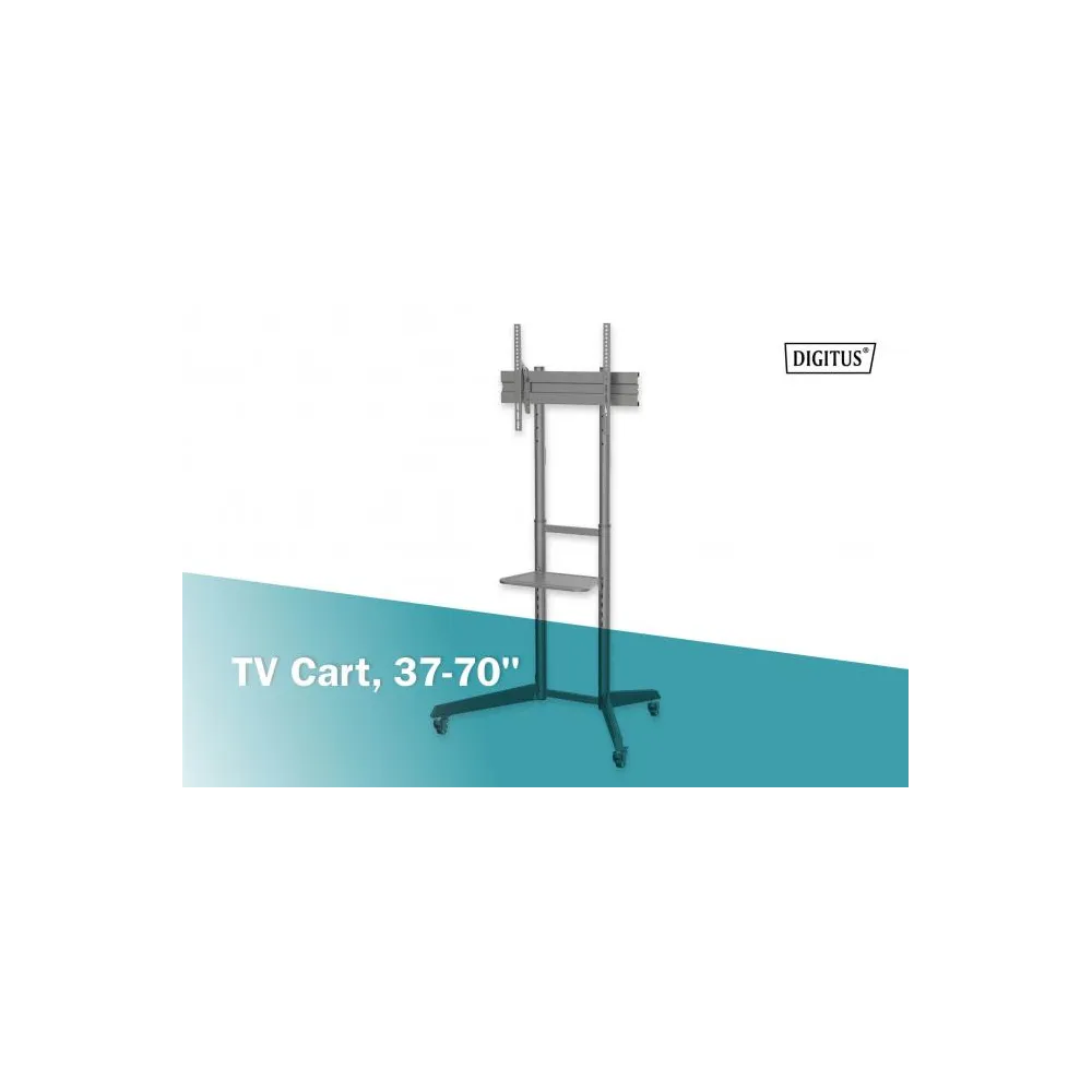 Digitus TV mobilni podni nosac sa policom, do 50kg, 37 -70