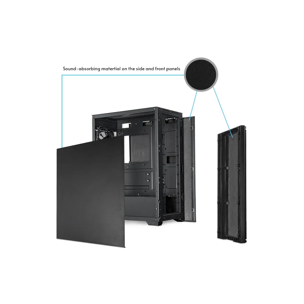 Chieftec CASE AS-01B-OP 1x120