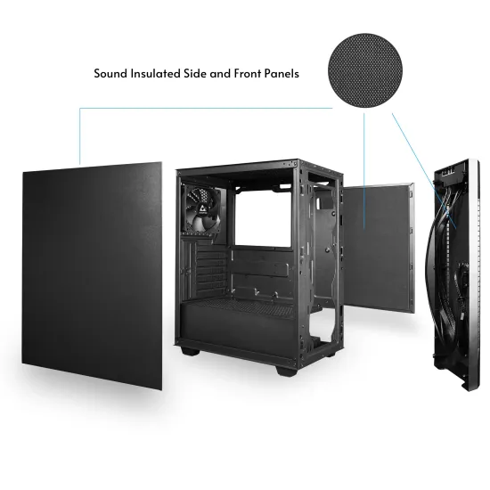 Chieftec CASE Pro Midi Q AS-02B-OP 1x120