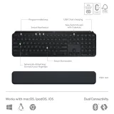 Logitech SET tastatura i mis MX Keys S Combo Graphite US