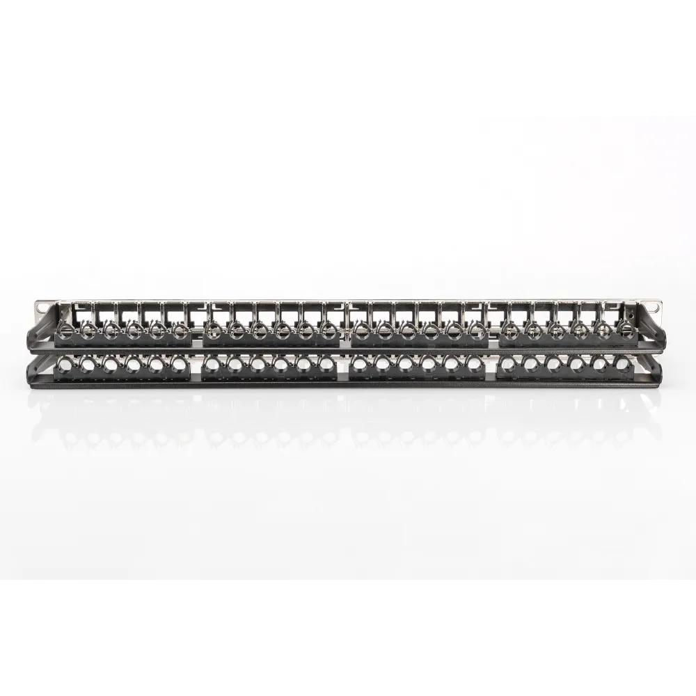 Digitus Patch panel prazni, 48-port shielded, high density, 1U, crni