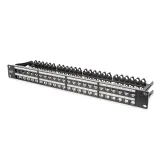Digitus Patch panel prazni, 48-port shielded, high density, 1U, crni