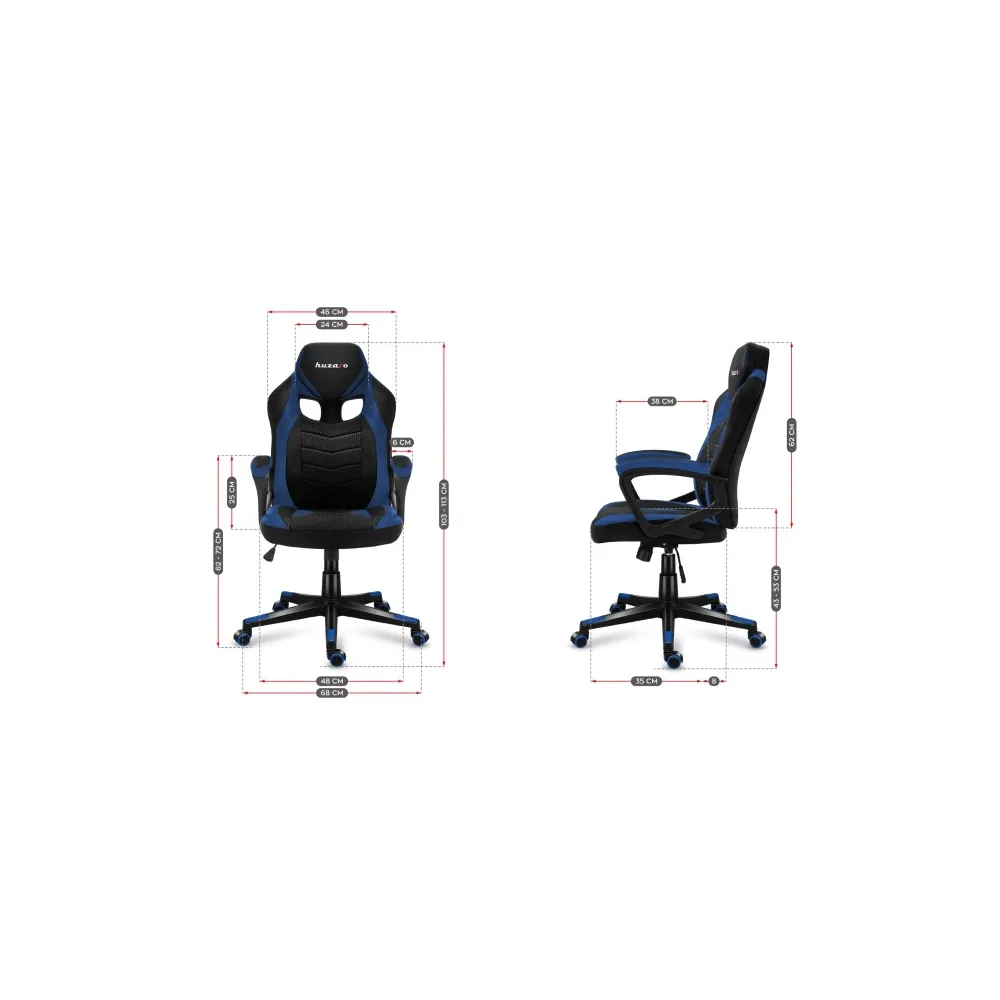 Huzaro Gaming stolica HZ Force 2.5 Blue Mesh