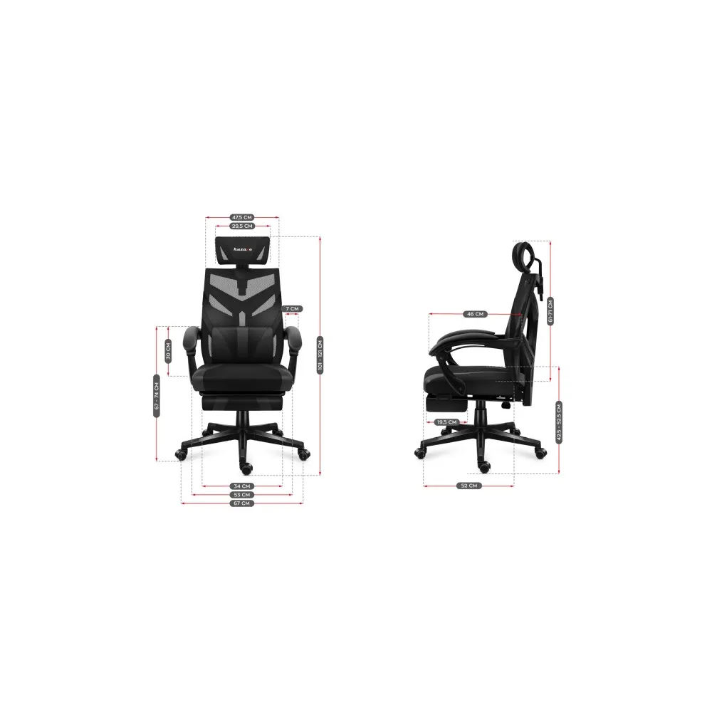 Huzaro Gaming stolica HZ Combat 5.0 Black