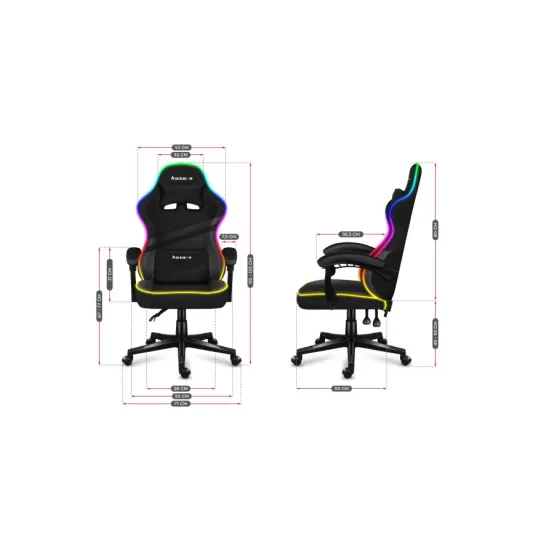 Huzaro Gaming stolica HZ Force 4.4 RGB Black