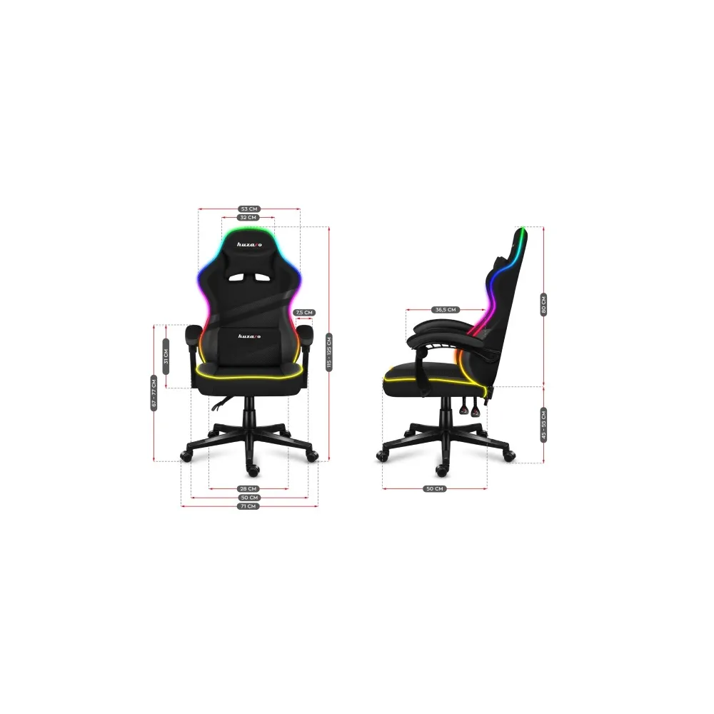 Huzaro Gaming stolica HZ Force 4.4 RGB Black