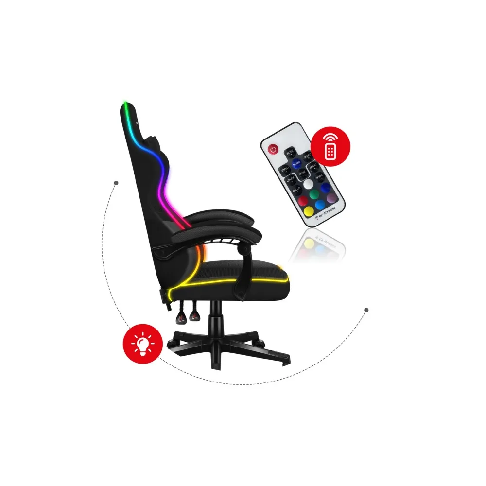 Huzaro Gaming stolica HZ Force 4.4 RGB Black