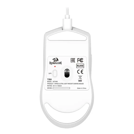 Redragon Miš gaming K1NG 1K Wired White