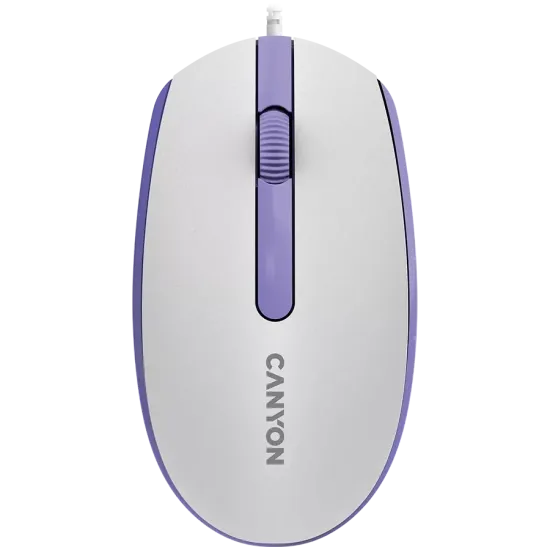 CANYON Miš M-10 Wired White-Lavender