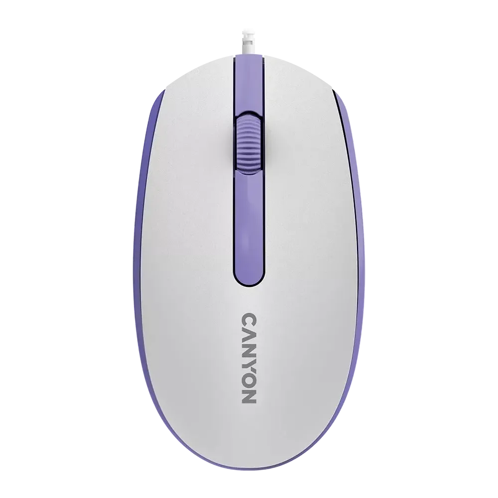 CANYON Miš M-10 Wired White-Lavender