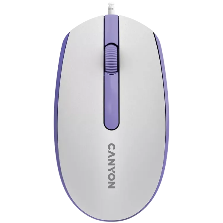 CANYON Miš M-10 Wired White-Lavender