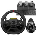 Rampage Volan PACE V987 Force Feedback 3-Pedal - Manual Shifter - PC