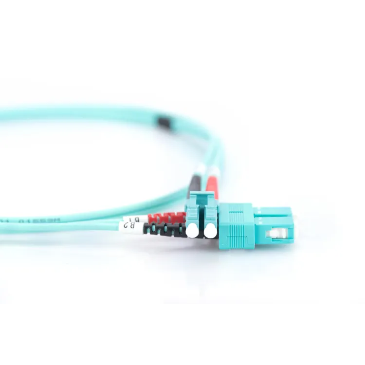 Digitus FO patch cord, duplex, LC to SC MM OM3 50/125 µ, 10 m