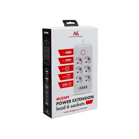 MACLEAN 6 GNIAZD 4XUSB MCE389