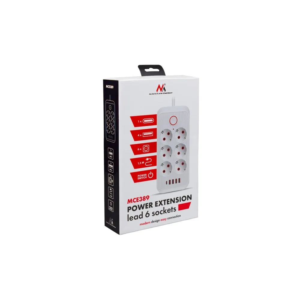 MACLEAN 6 GNIAZD 4XUSB MCE389