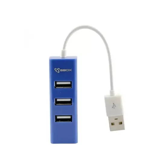 SBOX USB Hub H-204 Blue