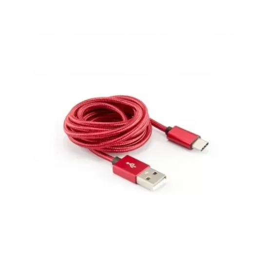 SBOX USB TYPE C M/M 1,5M FRUITY CRVENI