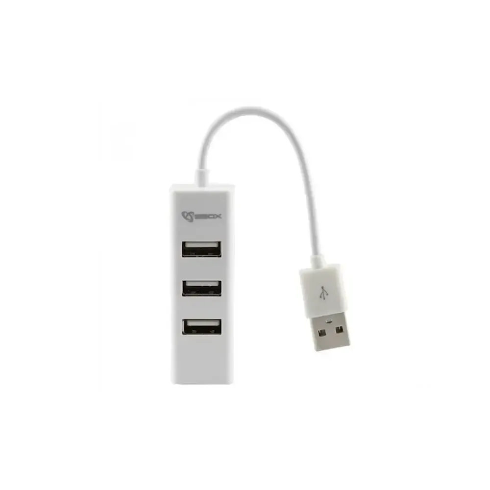 SBOX USB Hub H-204 White