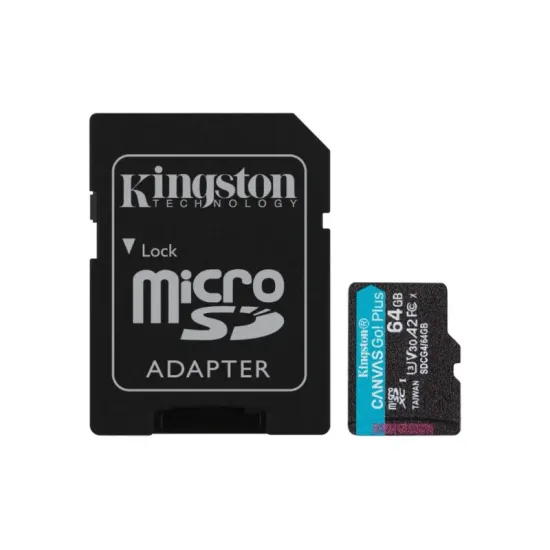 KINGSTON Micro SDXC 64GB Canva s Go! Plus C10 + SD
