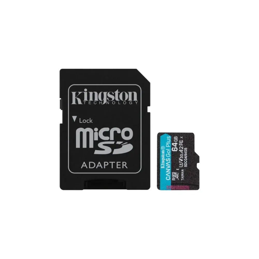 KINGSTON Micro SDXC 64GB Canva s Go! Plus C10 + SD