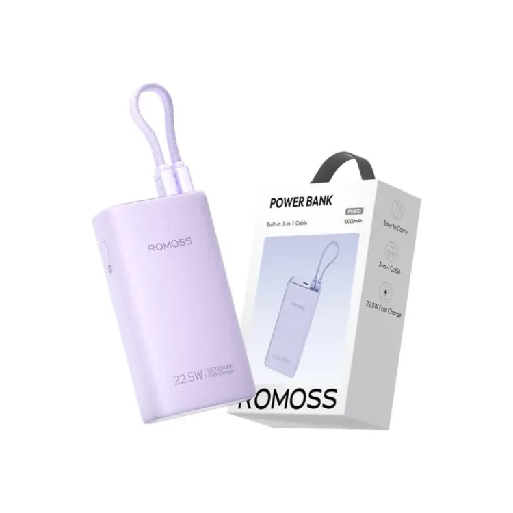 Romoss PHA10 Powerbank 10000mAh 22,5W Purple