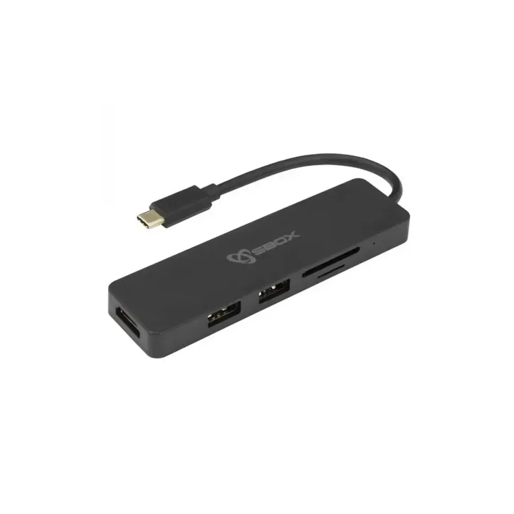 SBOX USB TYPE-C-HDMI/USB-3.0/SD-TF - 5u1