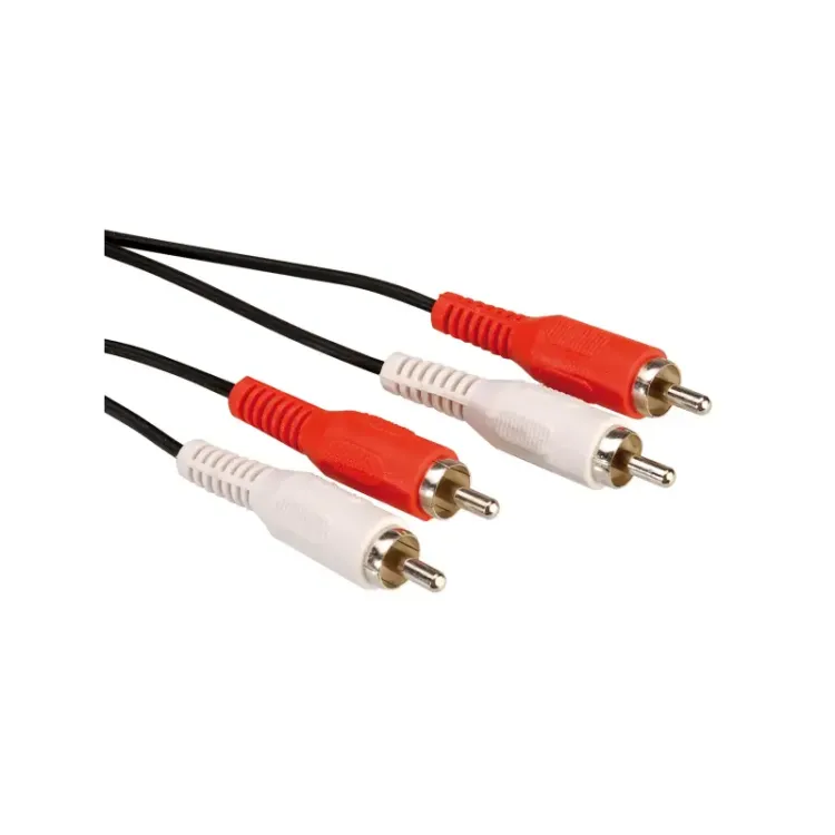 Roline VALUE Chinch kabel 2×chinch M/M 5m