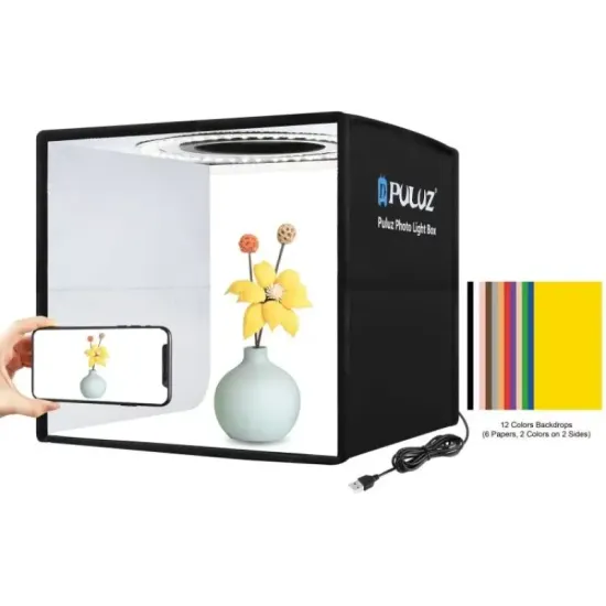 Puluz fotostudija LED 25cm PU5025B