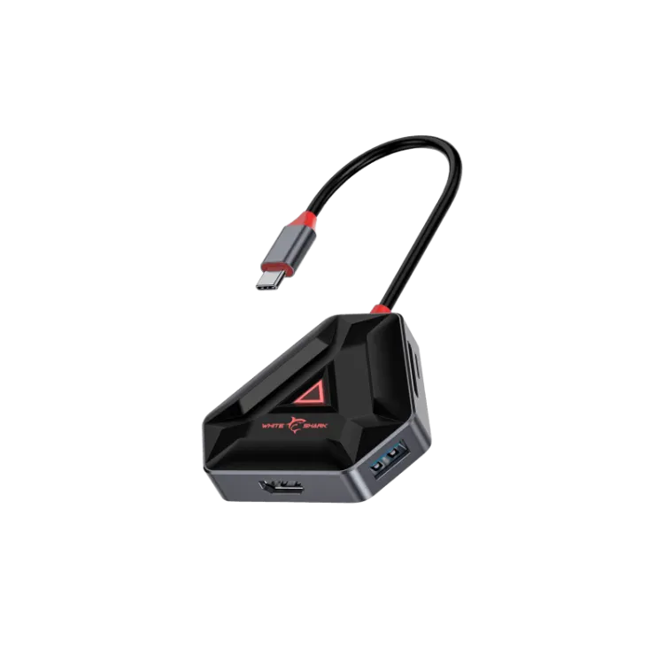 White Shark HEXAGON 6 u 1 USB-C HUB