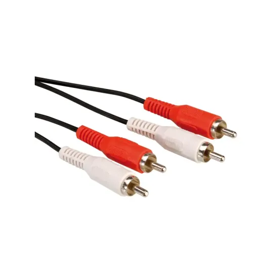 Roline VALUE Chinch kabel 2×chinch M/M 5m