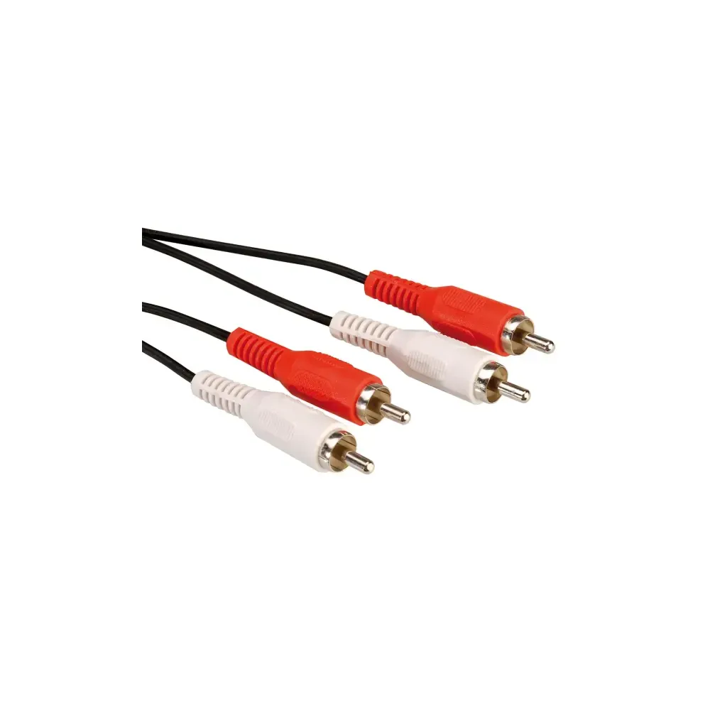 Roline VALUE Chinch kabel 2×chinch M/M 5m